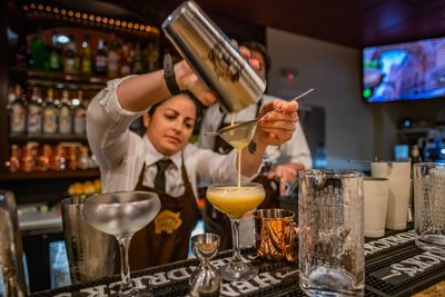 Happy hour cocktails at Salumeria 104 Coral Gables