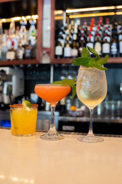 Happy hour cocktails at Salumeria 104 Weston