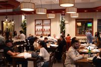 Salumeria 104 Weston dining room and bar